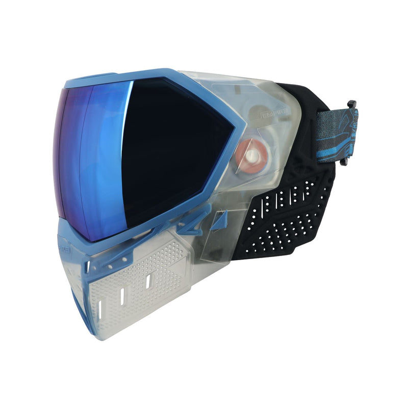 EVS Crystal SE Clear/Blue w/ Blue Mirror Lens