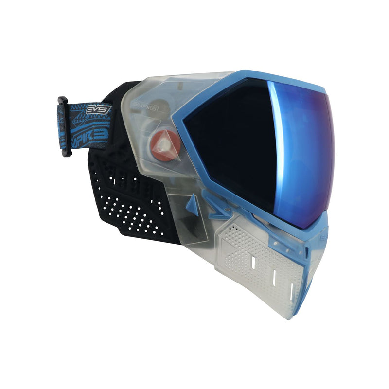 EVS Crystal SE Clear/Blue w/ Blue Mirror Lens